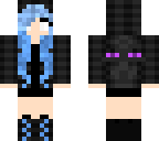 ender girl blue