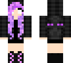 ender girl purple