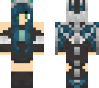 fixed dark blue dragon girl 