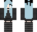 light-blue haired girl
