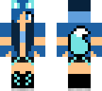new blue wolf girl
