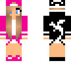 pink and black girl