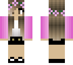 pink flower girl