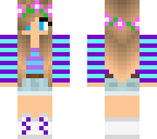 purple flower girl