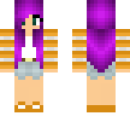 purple haired girl