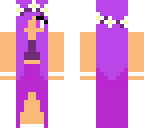 purple prom girl