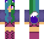 purple wolf girl