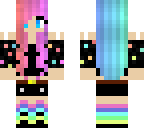 rainbow  disco girl
