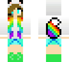 rainbow fox girl