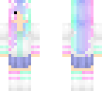 rainbow haired girl