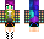 rainbow hipster girl