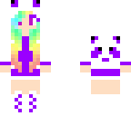rainbow panda girl