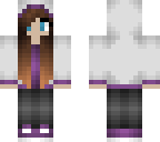 white hoodie girl
