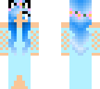 blue cat eared girl