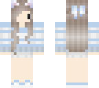 blue chibi neko