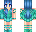 blue elf girl