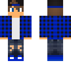 blue flannel boy