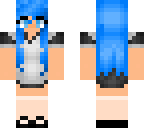 blue maid girl