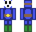 blue shy guy