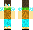 boy with minecraft shirt