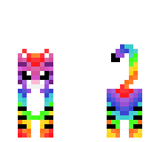 cute rainbow cat