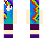 cute rainbow girl