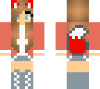 cute red fox girl