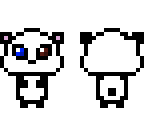 double-eyed panda