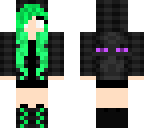 ender girl green