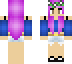 girl with purple hair