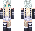 light blue and white  boy with suspenders 