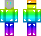 masked rainbow nub