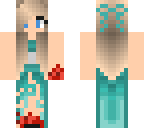 me with a bloody and ripped dress