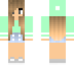 mint beanie girl
