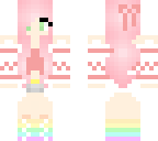 pink hair girl