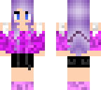 purple hair girl