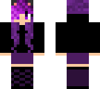 purple neko girl