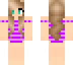 purple swimsuit