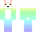 rainbow pastel panda