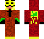 red creepy hacker