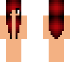 red hair girl skin