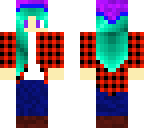 red plaid girl
