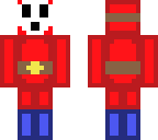 red shy guy