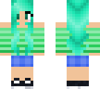 teal hair