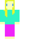 turquoise girl