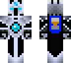 white knight with piston cape