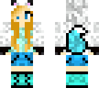 blue fox girl edit