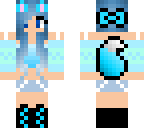 blue girl
