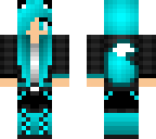 blue neko girl
