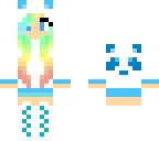 blue panda